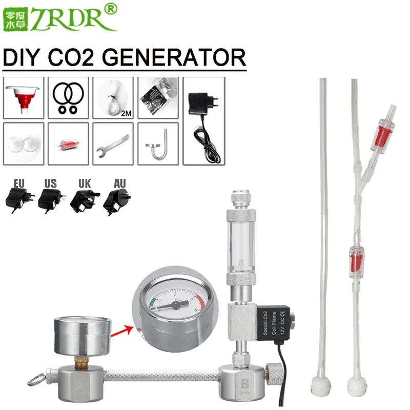 Aquarium Marine Plants - ZRDR Aquarium DIY CO2 generator system