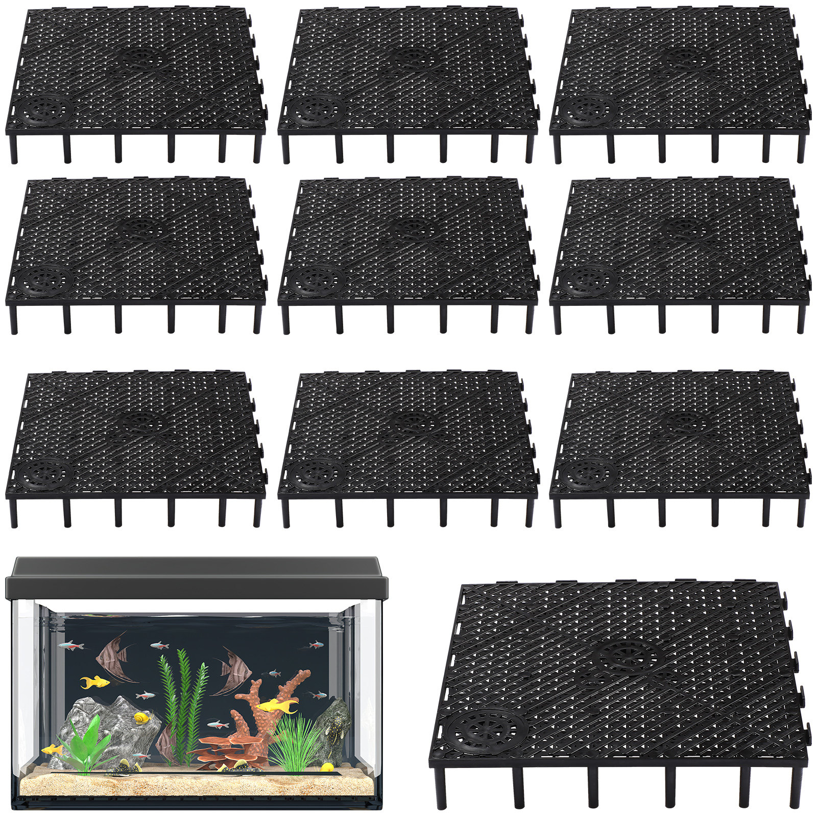 20Pcs Aquarium Bottom Filter P - Marine Aquarium Design 评论和价格