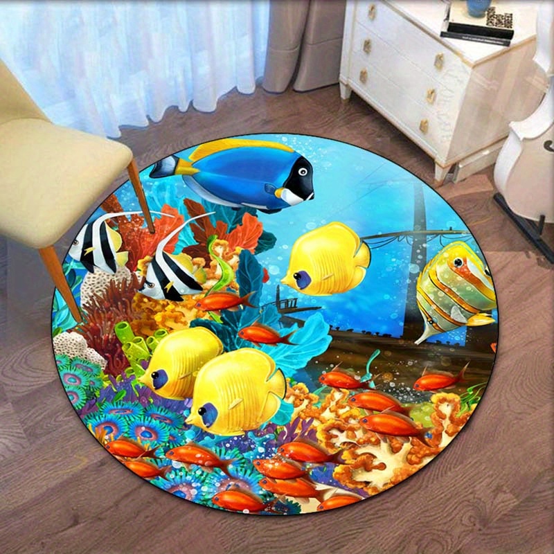 Underwater coral fish round ru - Marine Aquarium Design 评论和价格