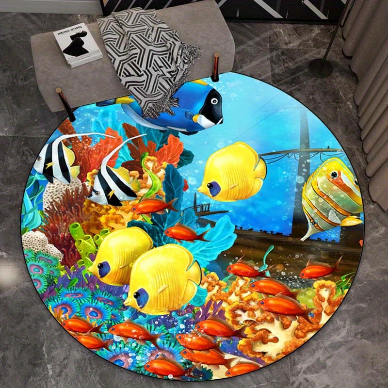 Underwater coral fish round ru - Marine Aquarium Design 评论和价格