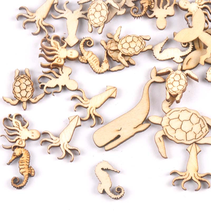 20Pcs 25-40mm Sea Turtle/horse - Marine Aquarium Decorations 评论和价格