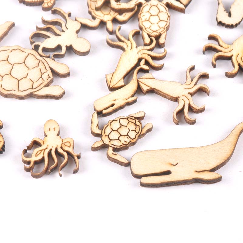 20Pcs 25-40mm Sea Turtle/horse - Marine Aquarium Decorations 评论和价格