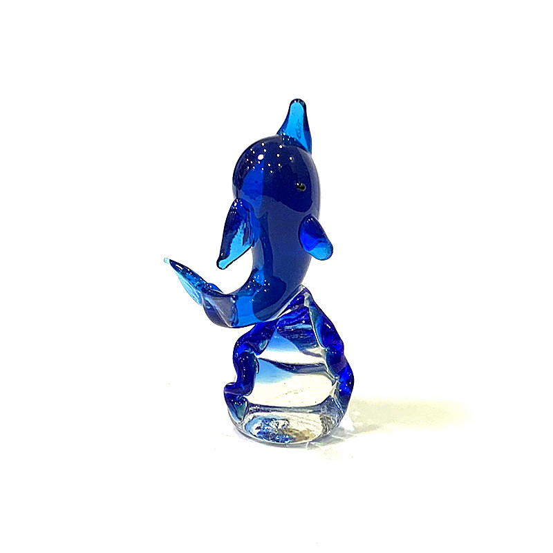 Handmade Mini Glass Dolphin Fi - Marine Aquarium Design 评论和价格