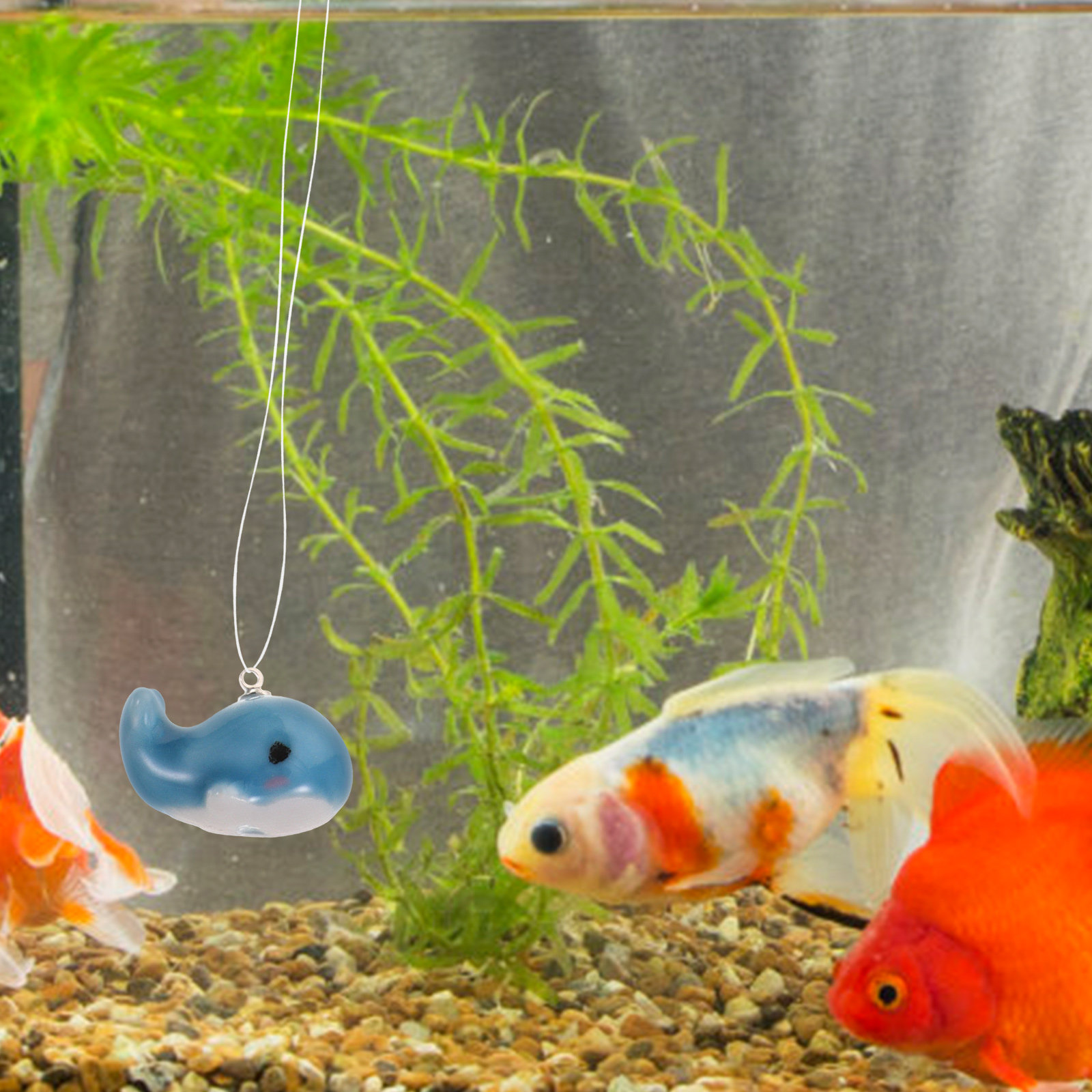 2Pcs Lifelike Floating Whale A - Marine Aquarium Design 评论和价格