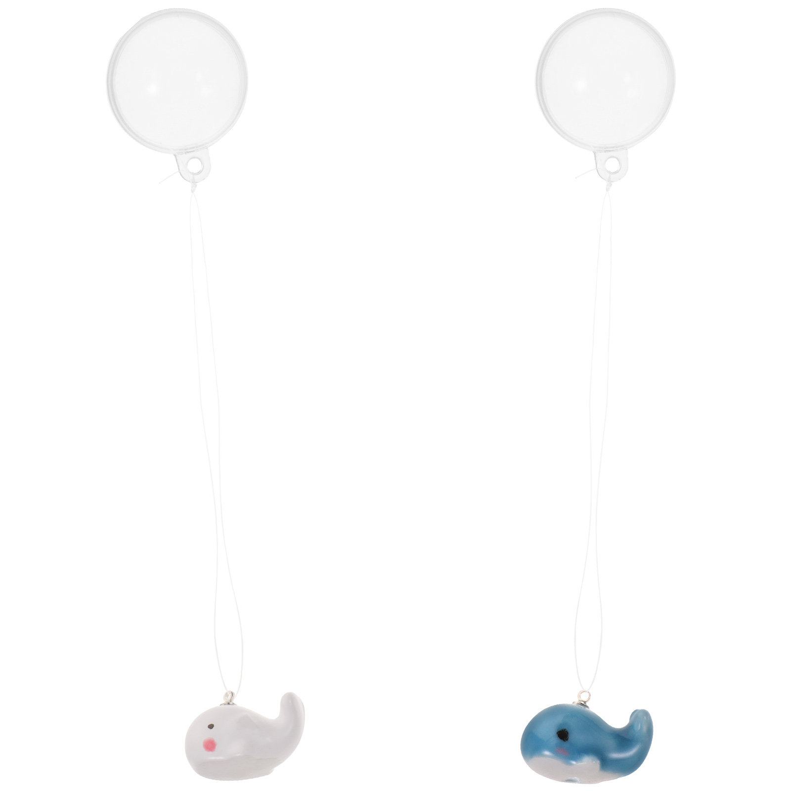 2Pcs Lifelike Floating Whale A - Marine Aquarium Design 评论和价格