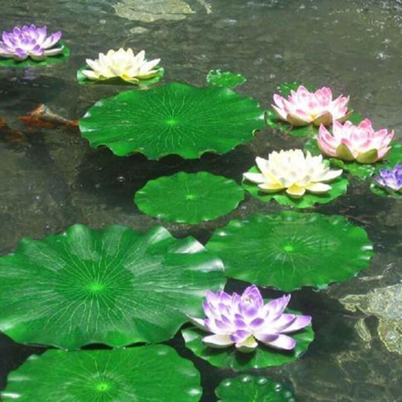 2026 Artificial Water Lily Lot - Aquarium Marine Plants 评论和价格