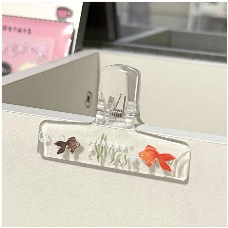 1PC Transparent Acrylic Goldfi - Marine Aquarium Decorations 评论和价格