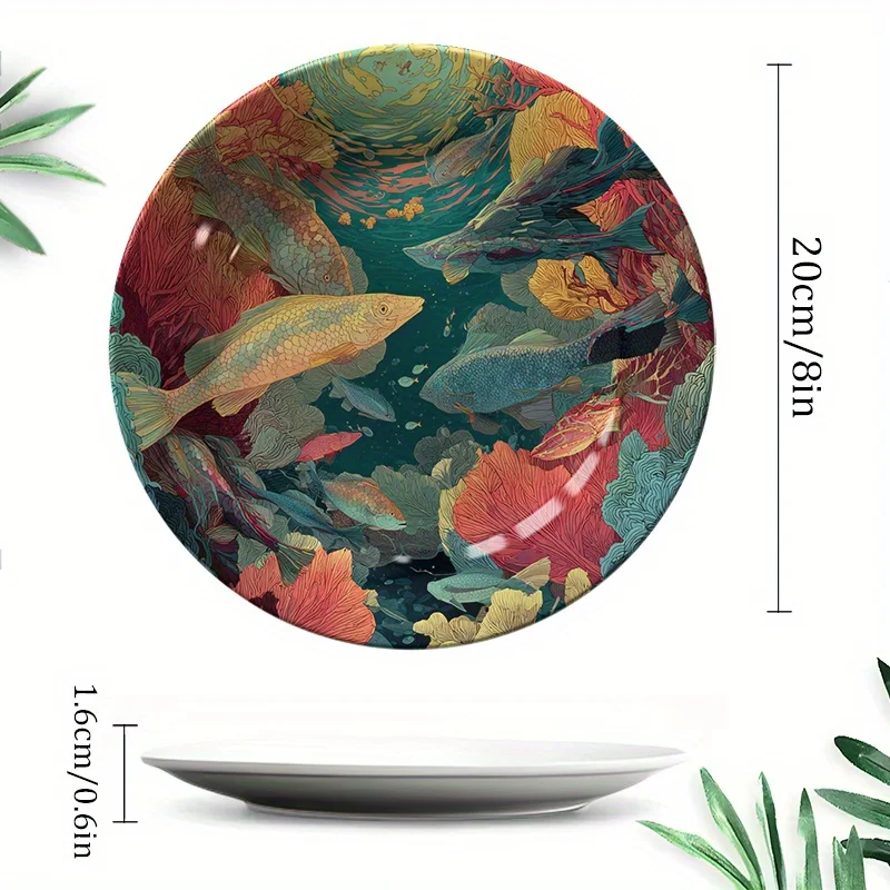 Elegant Ceramic Round Decorati - Marine Aquarium Design 评论和价格