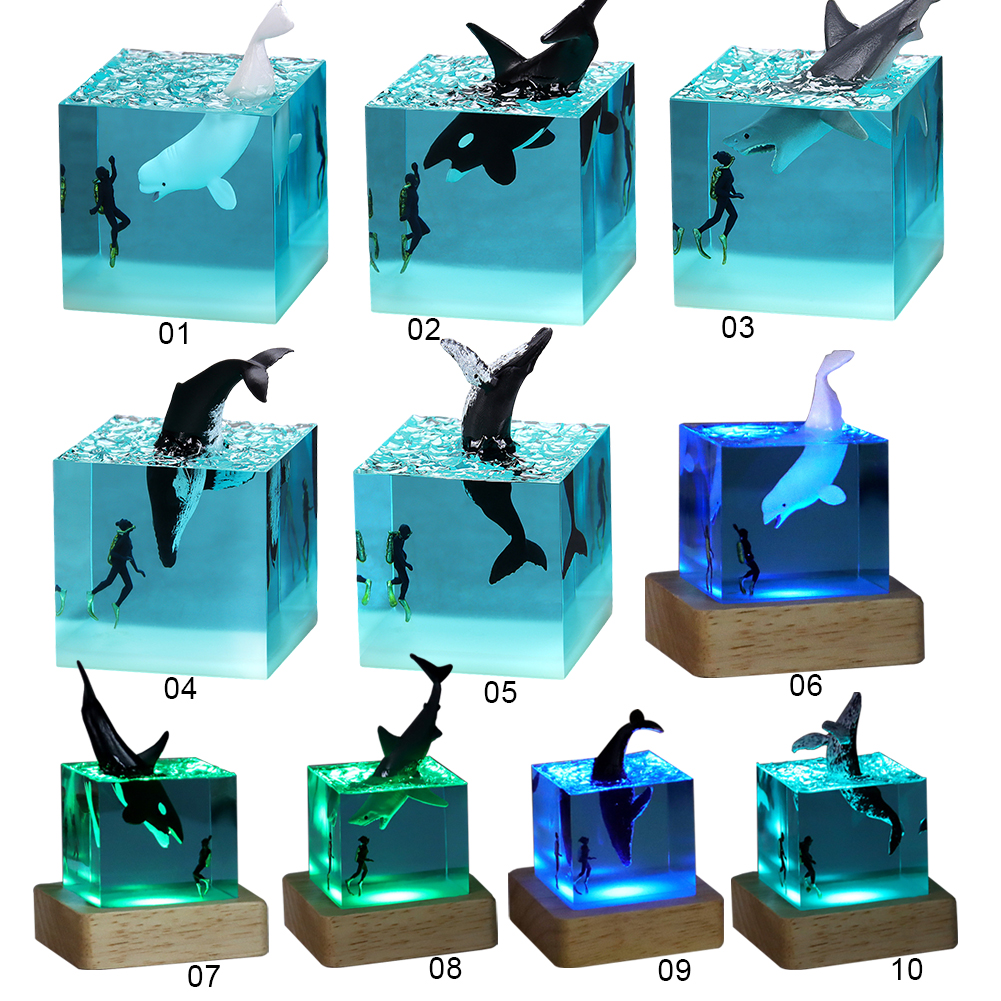 Micro Landscape Whale Diver Mo - Marine Aquarium Decorations 评论和价格