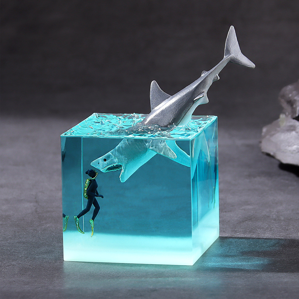 Micro Landscape Whale Diver Mo - Marine Aquarium Decorations 评论和价格