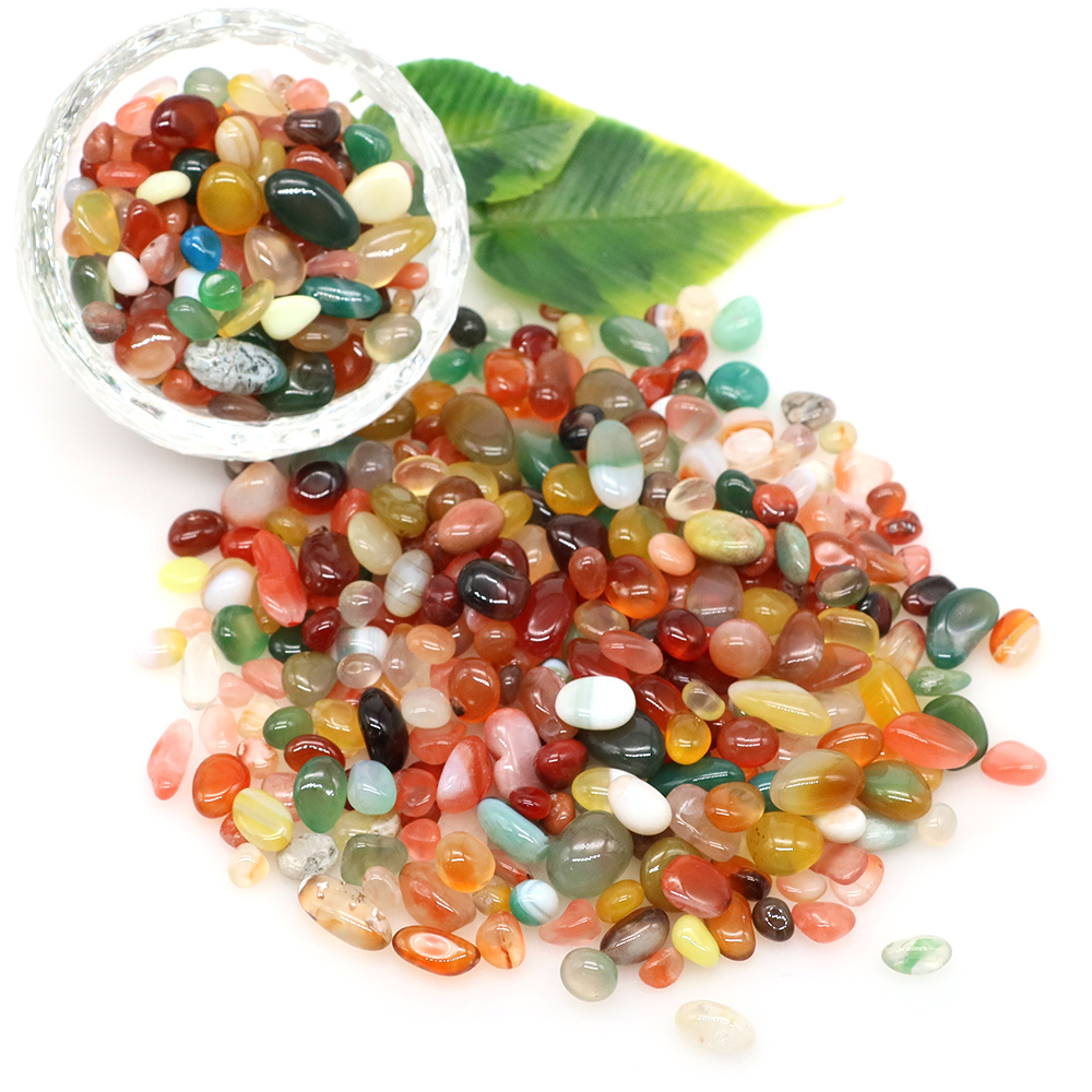 Natural Stone Tumbled Agate Gr - Aquarium Marine Plants 评论和价格