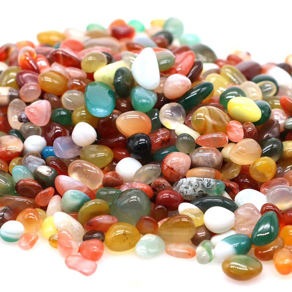 Natural Stone Tumbled Agate Gr - Aquarium Marine Plants 评论和价格