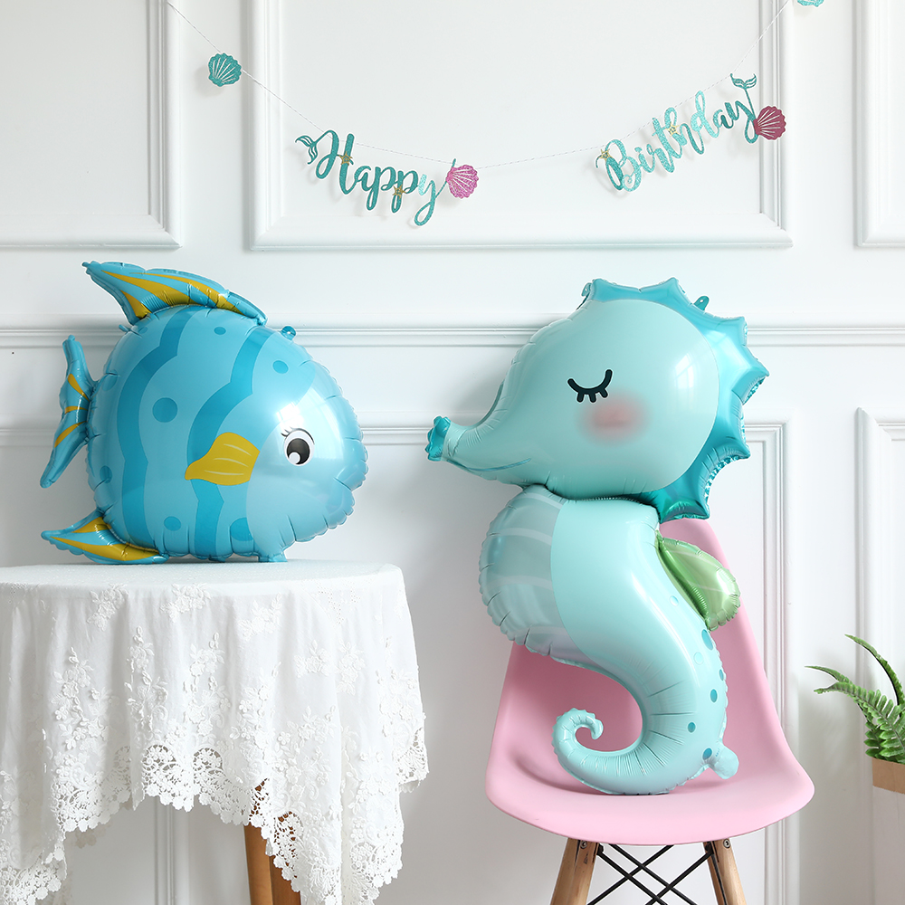 Ocean Animal Balloon Set Dolph - Marine Aquarium Decorations 评论和价格