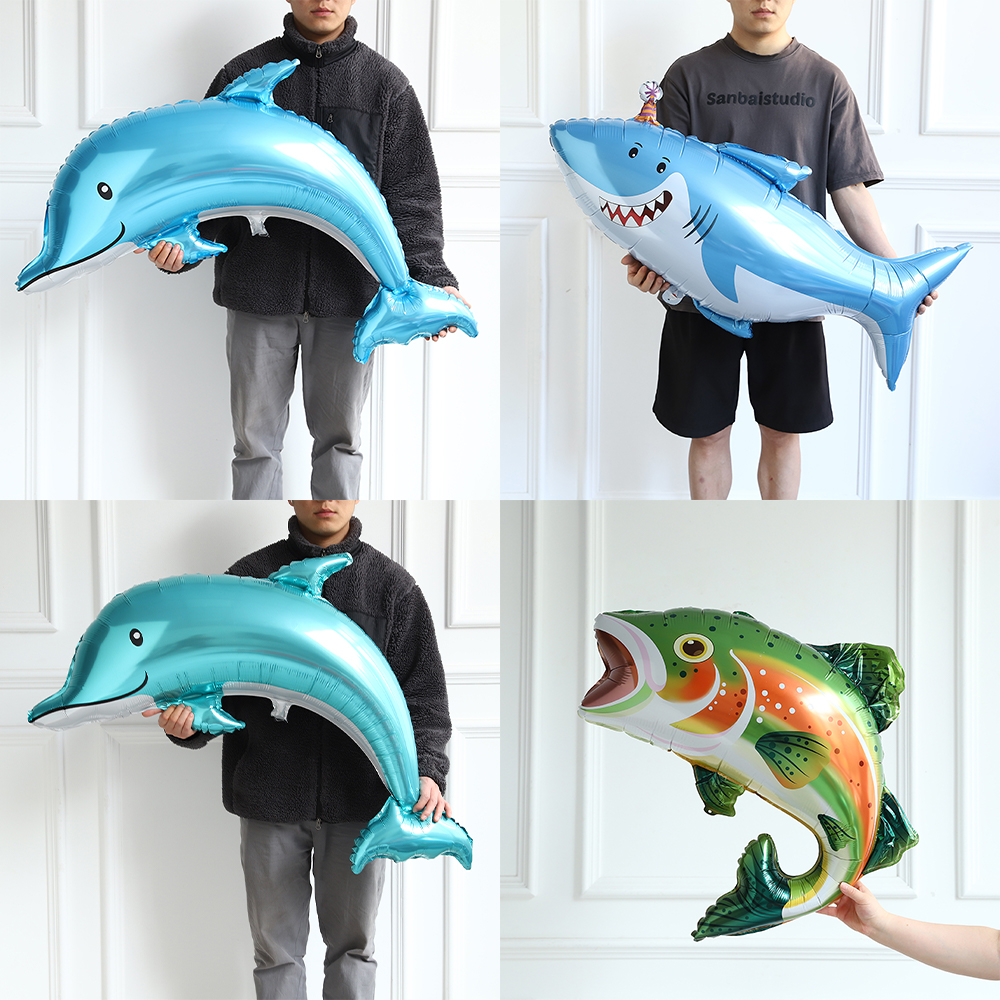 Ocean Animal Balloon Set Dolph - Marine Aquarium Decorations 评论和价格