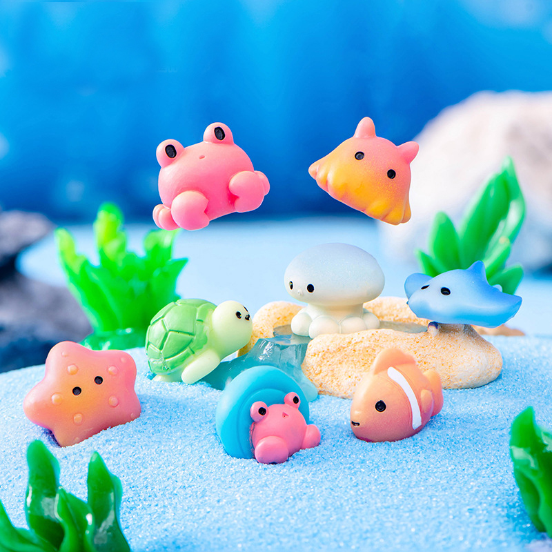 Marine Animals Figurine Dolphi - Marine Aquarium Decorations 评论和价格