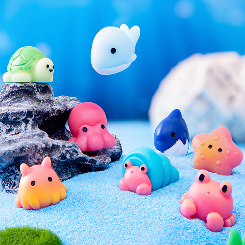 Marine Animals Figurine Dolphi - Marine Aquarium Decorations 评论和价格