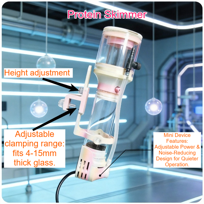High-Efficiency Quiet Mini Pro - Protein Skimmer Hang On 评论和价格