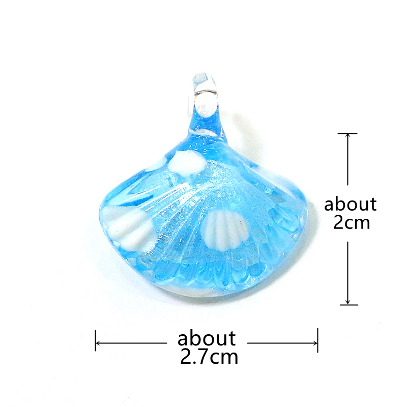 Colorful Mini Sea Shell Charm  - Marine Aquarium Decorations 评论和价格