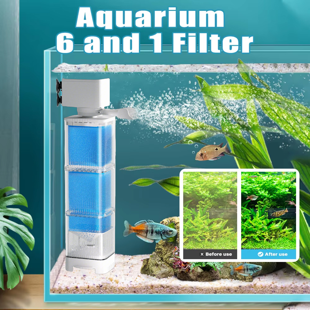 Aquarium Filter Pump Fish Tank - Marine Aquarium Overflow 评论和价格