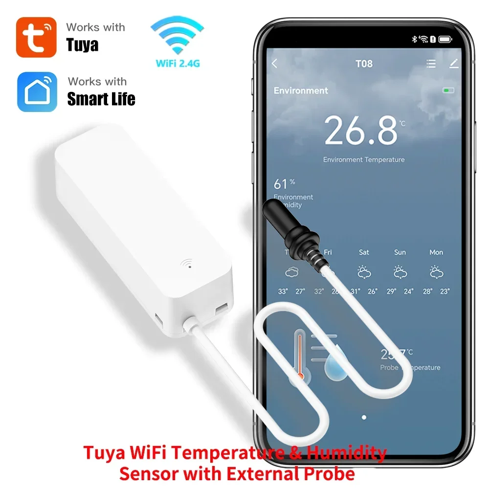 Tuya WiFi Temperature Humidity - Aquarium Marine Plants 评论和价格